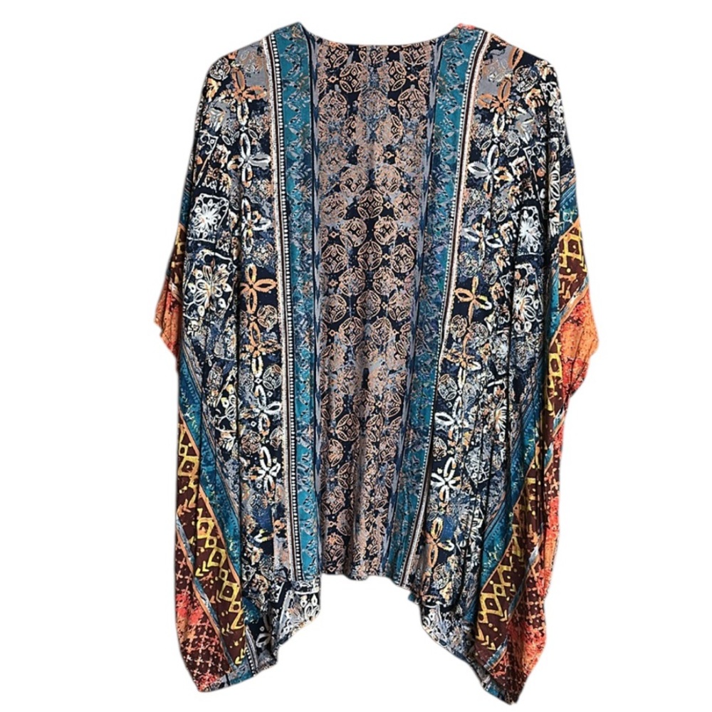 Angie Boho Kimono Batik Design MSRP $48 - Picture 7 of 10